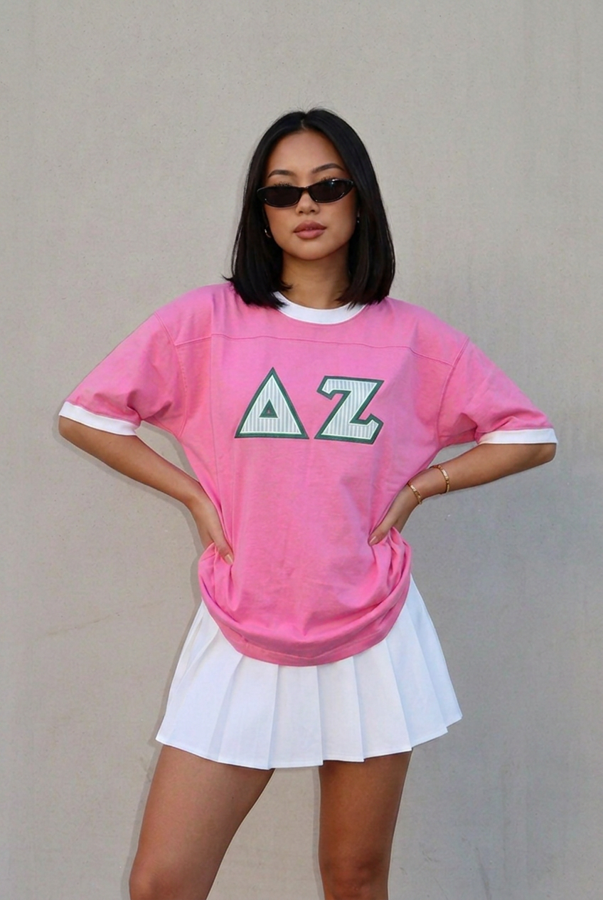 Premium Striped Letter Jersey- Limited Edition