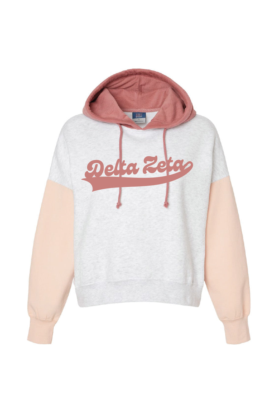 Cameo Pink Colorblock Hoodie