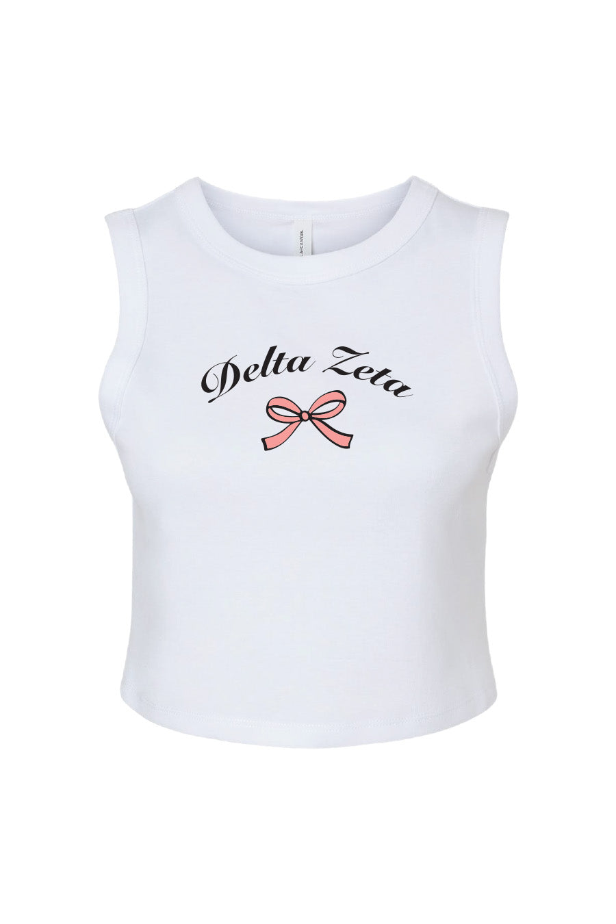 Pink Bow Crop Tank