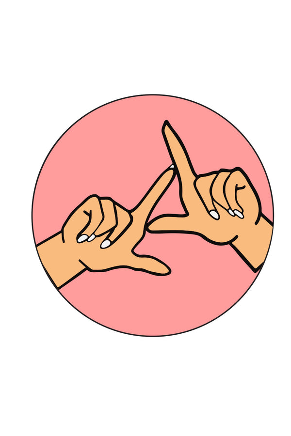 Hand Sign Button