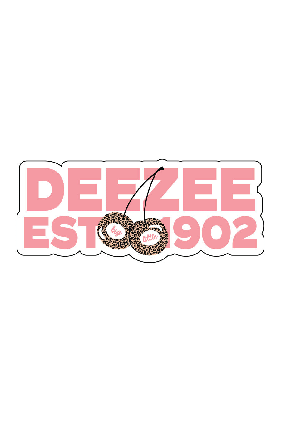 Big Little Cherry Sticker - DZ Dezigns