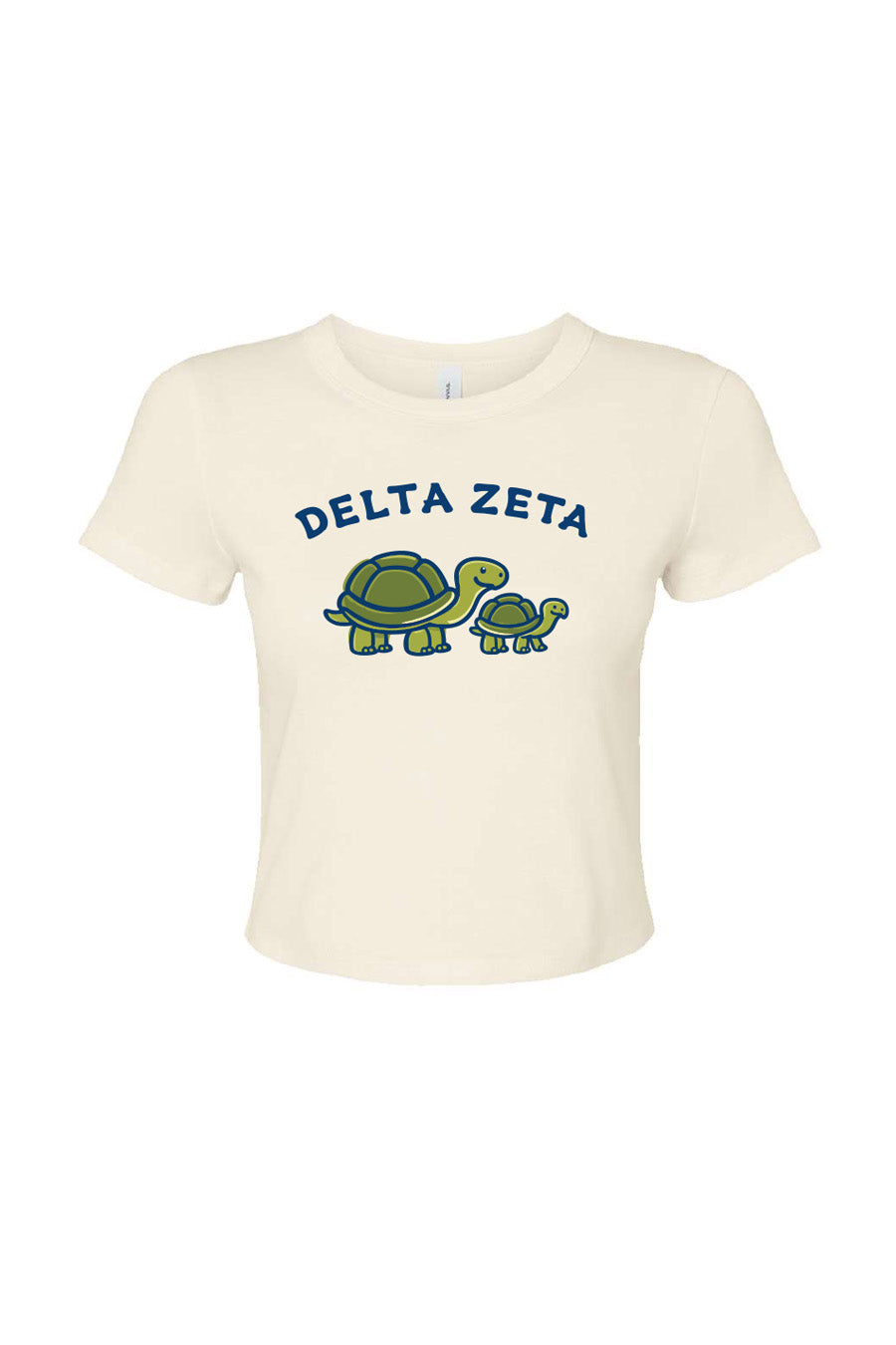 Natural Turtle Crop Tee