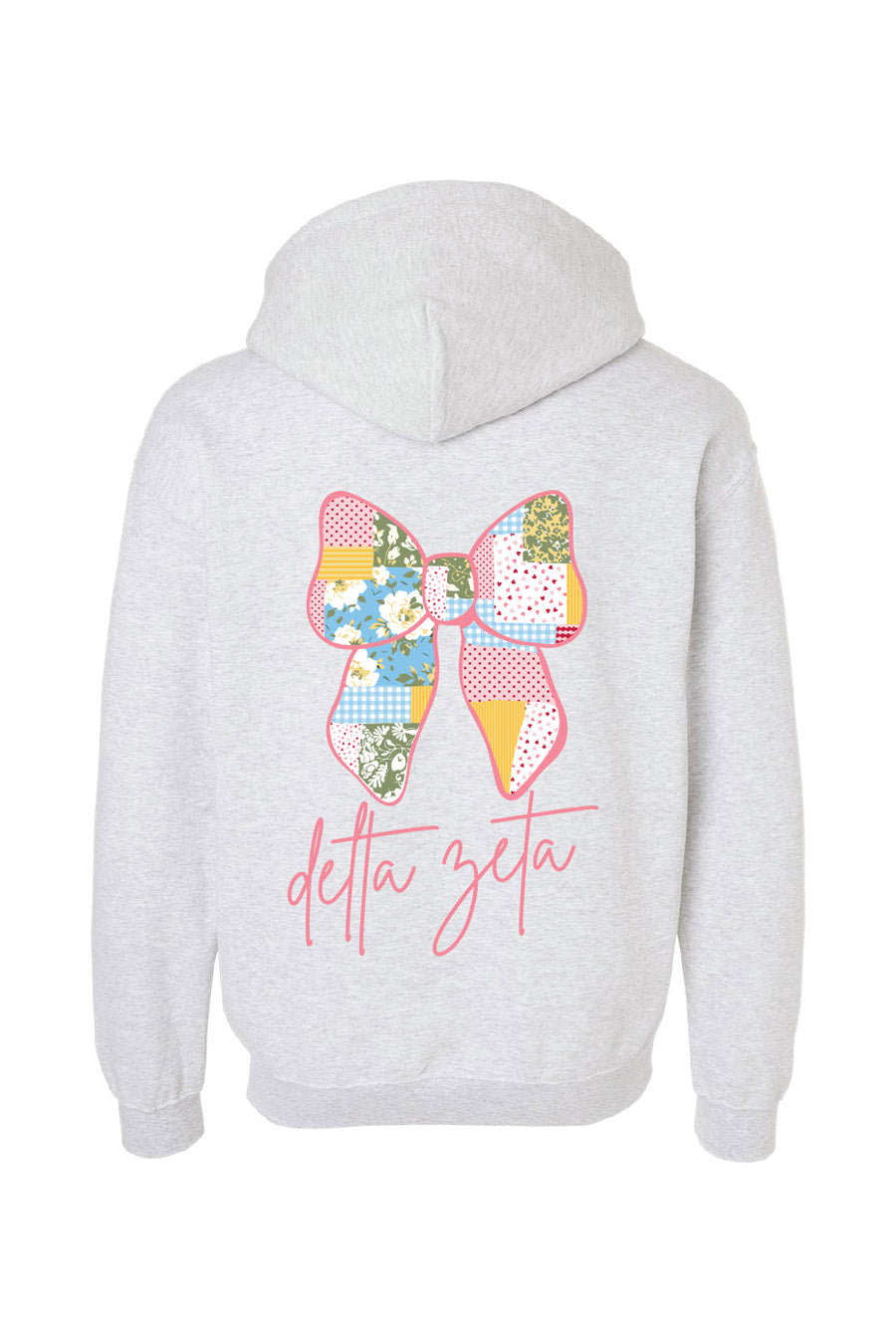 Patched Bow Hoodie