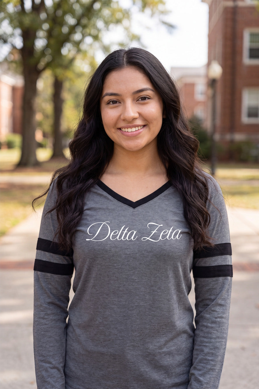 Halftime Striped Long Sleeve Tee