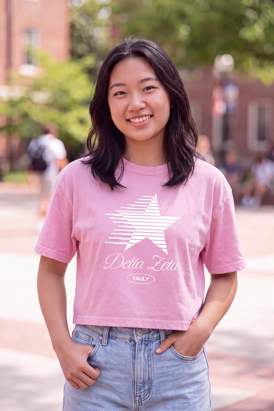 Star Boxy Crop Tee