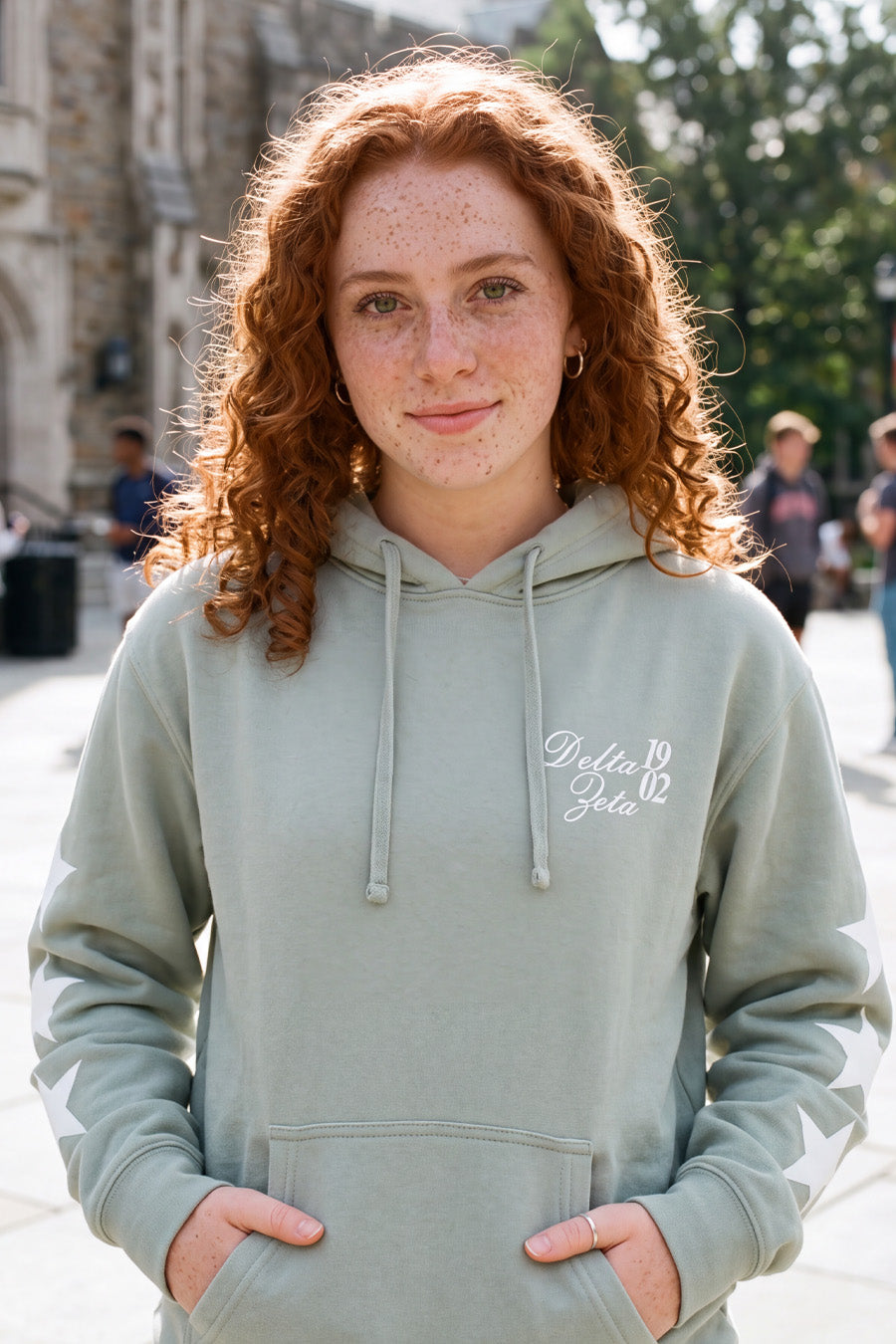 Star Sleeve Hoodie