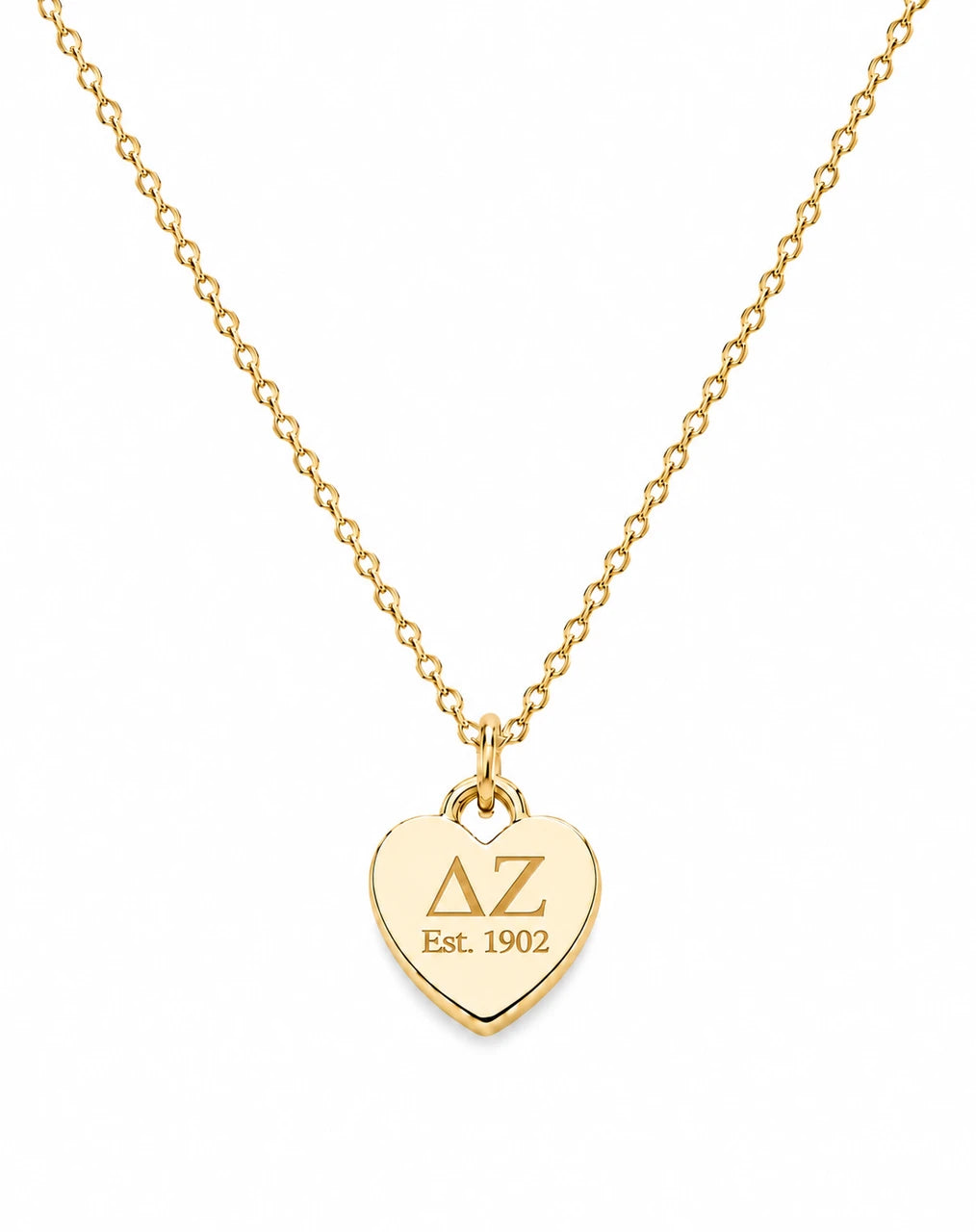 Gold Mini Heart Color Pop Necklace