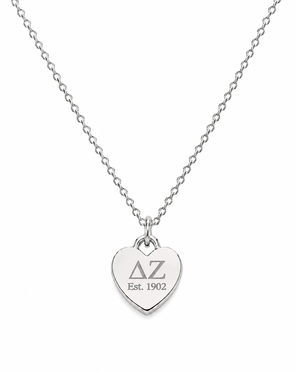 Silver Mini Heart Color Pop Necklace