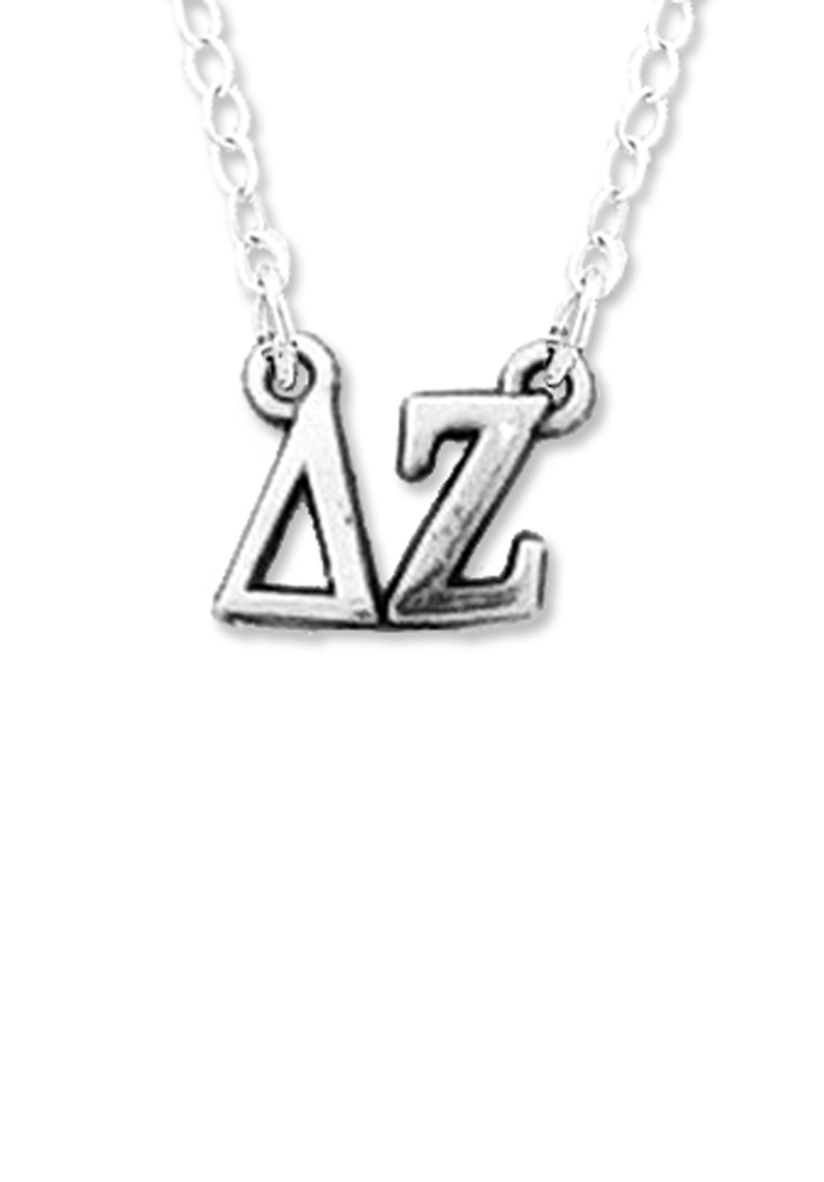 Horizontal Greek Letters Necklace - DZ Dezigns