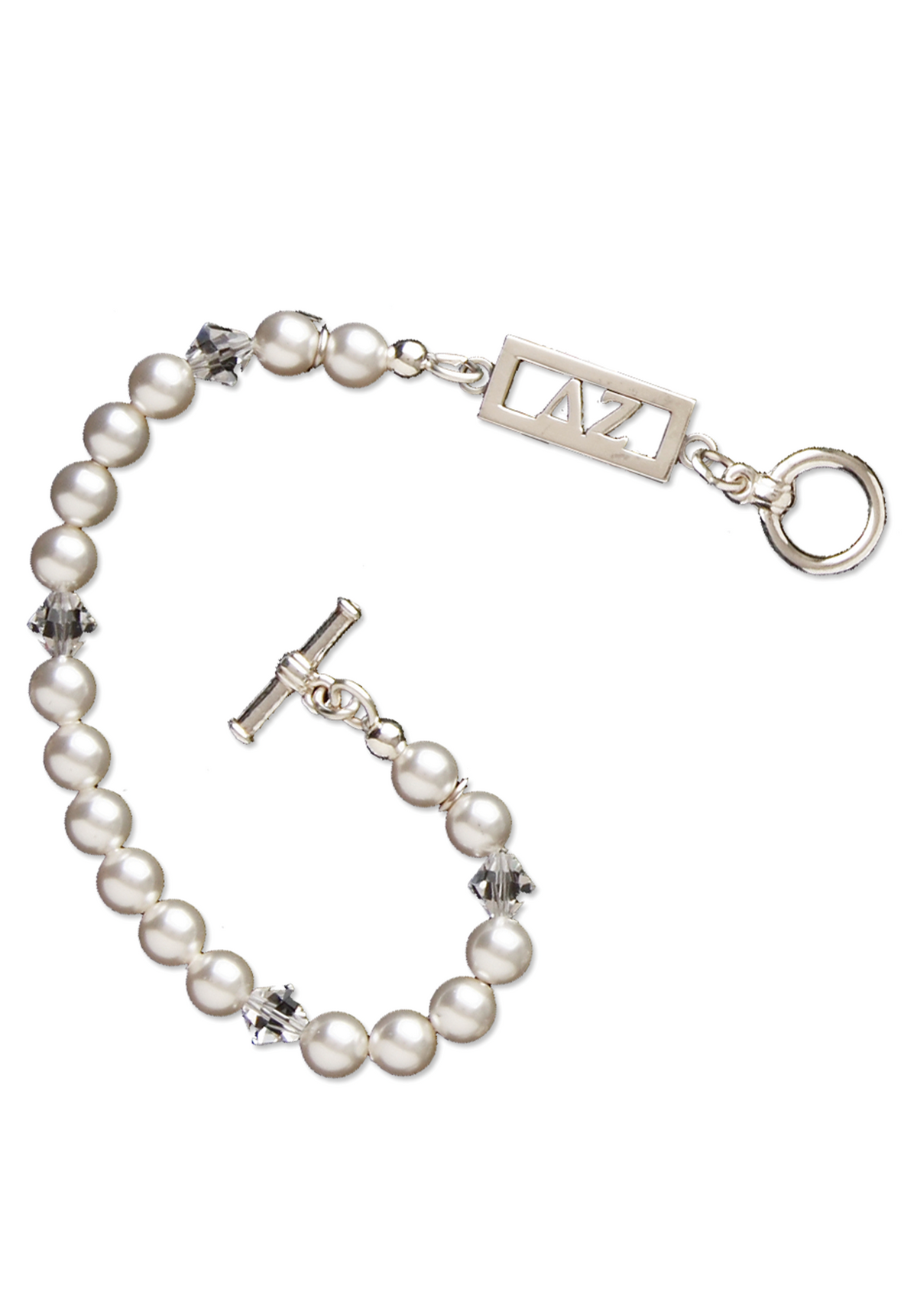 Cut Out Letters Pearl Bracelet - DZ Dezigns